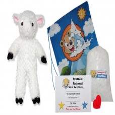 Make Your Own Stuffed Animal Lamb Kit - No Sew - With Cute Backpack!   